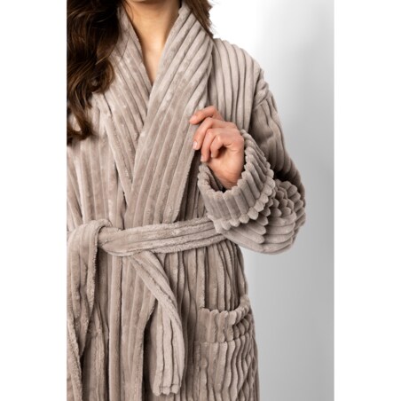 Szlafrok One And Only Long Beige Beige, S