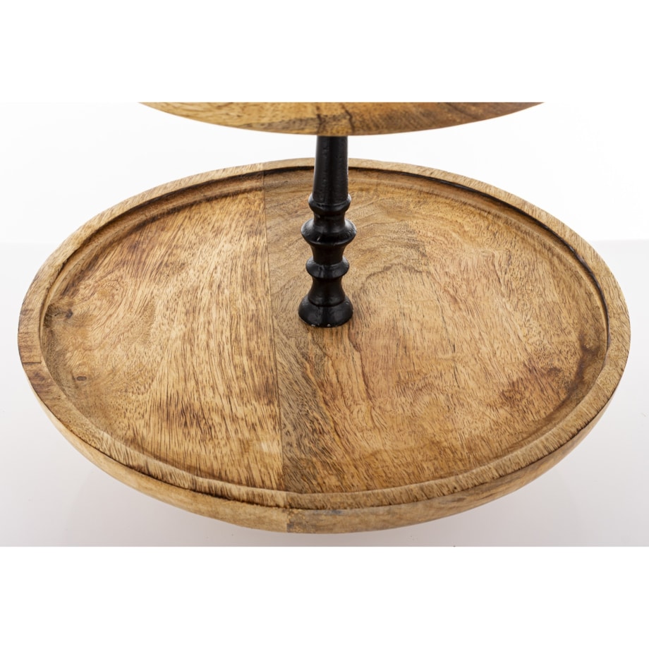Patera drewniana 3 poziomy 61x30x30 cm CAKE - IV