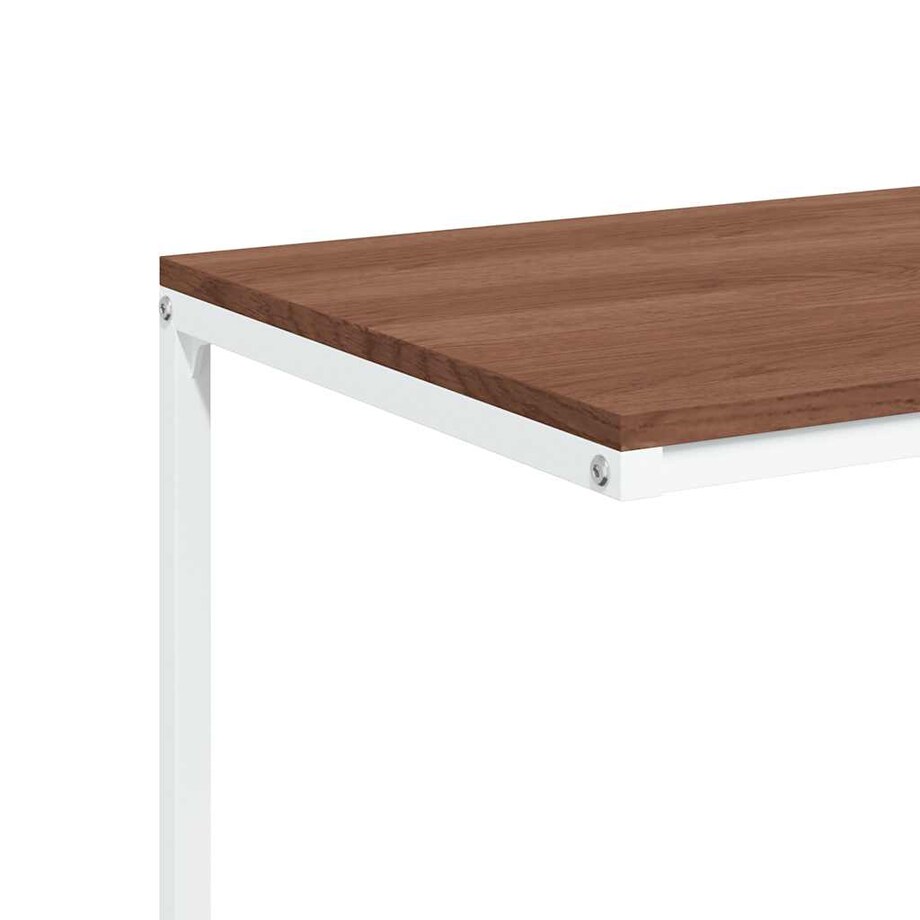 vidaXL Stolik boczny na kółkach, biały, 55x35x70 cm