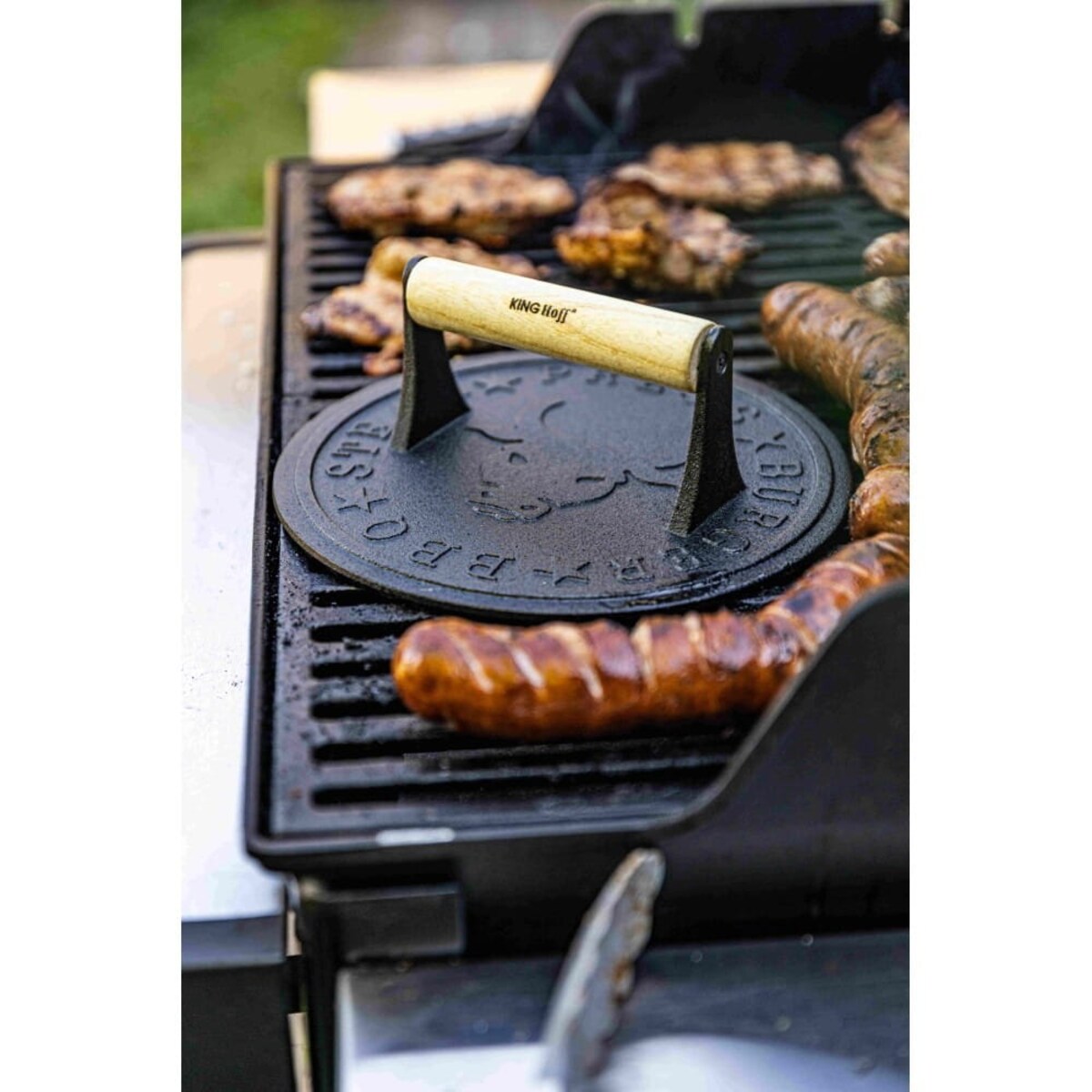 Żeliwna Praska Do Burgerów Steków Kinghoff