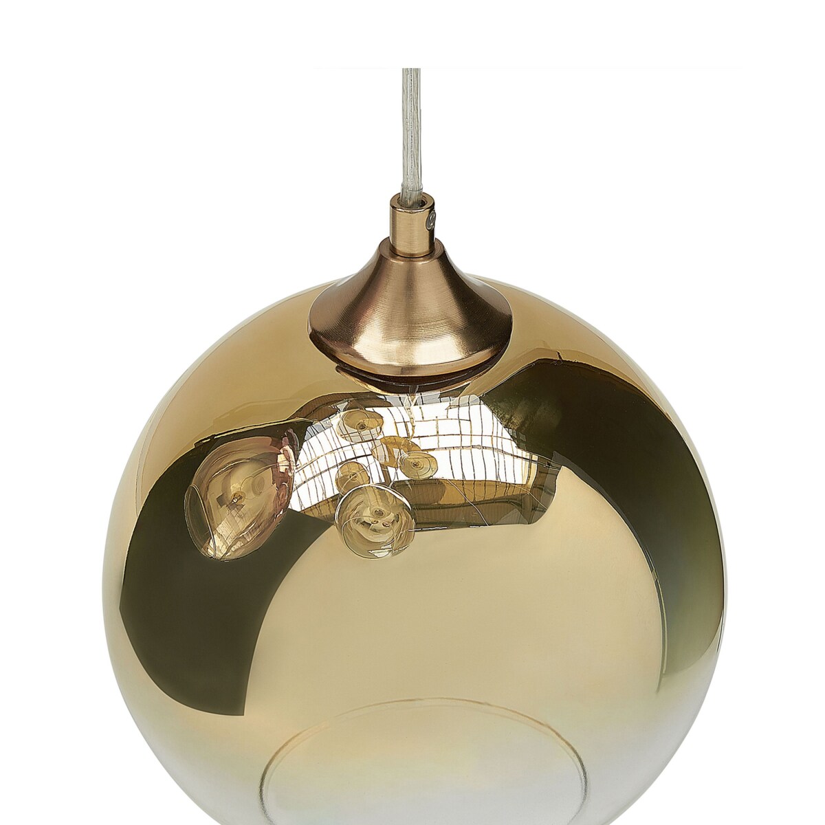 Lampa wisząca szklana 6-punktowa wielokolorowa TOOMA