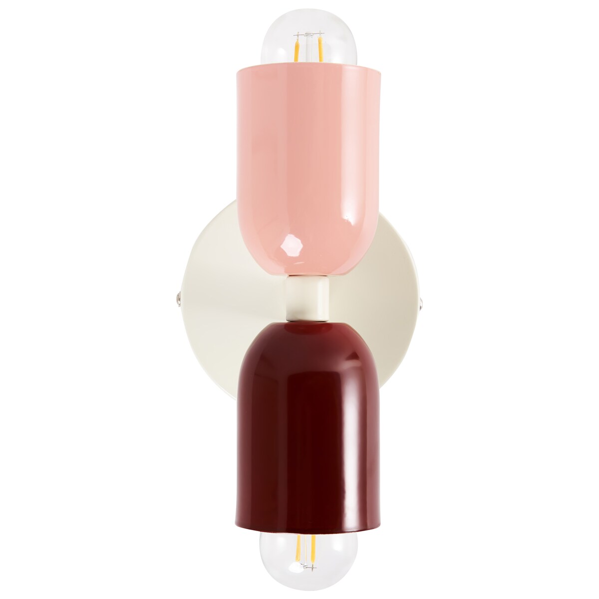 Zestaw 2 lamp ściennych TOPI Metal Kolorowy