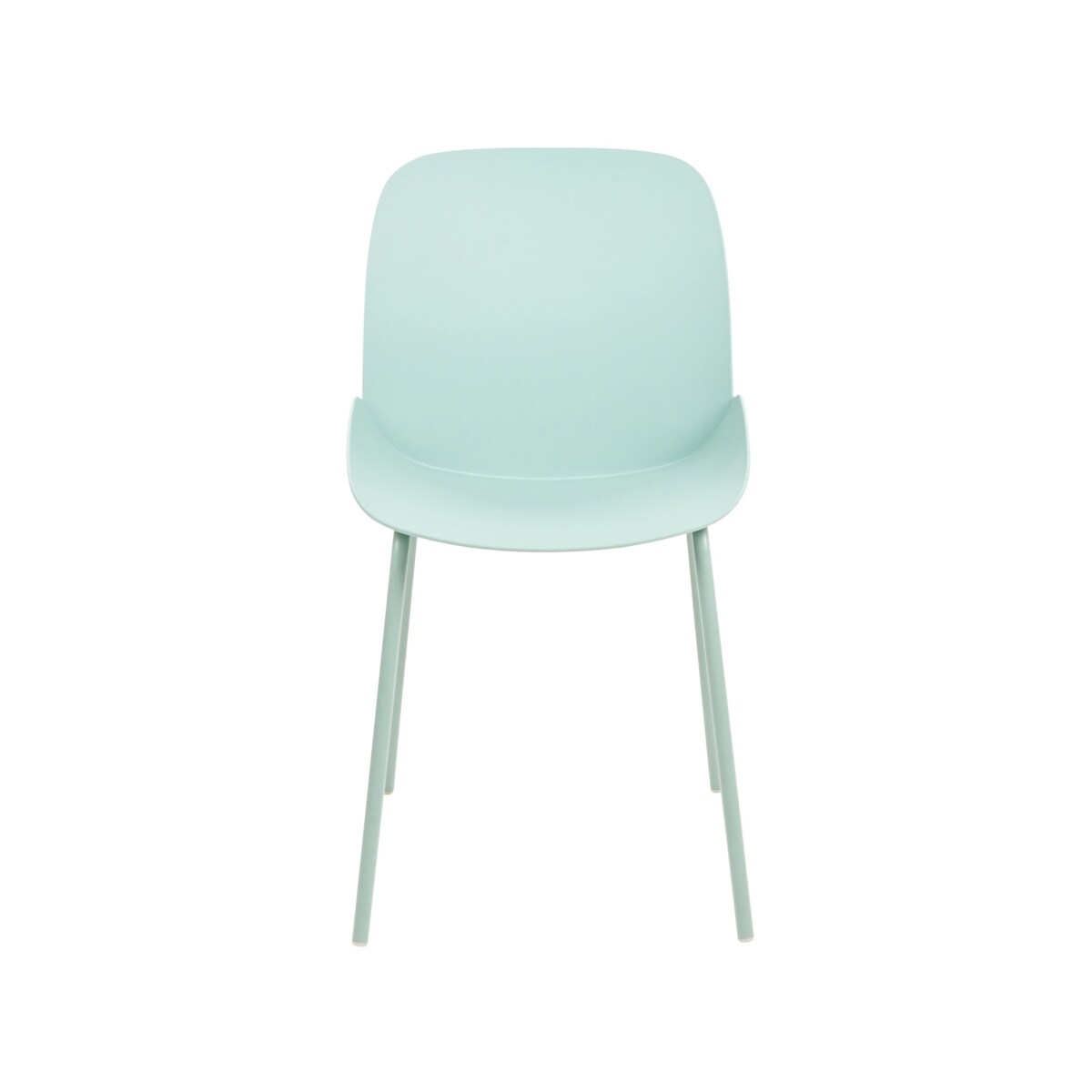 Zestaw 2 krzeseł do jadalni miętowy MILACA