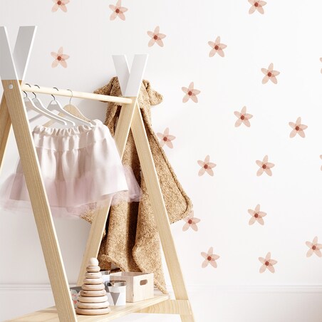 Naklejka na ścianę Niezapominajki boho