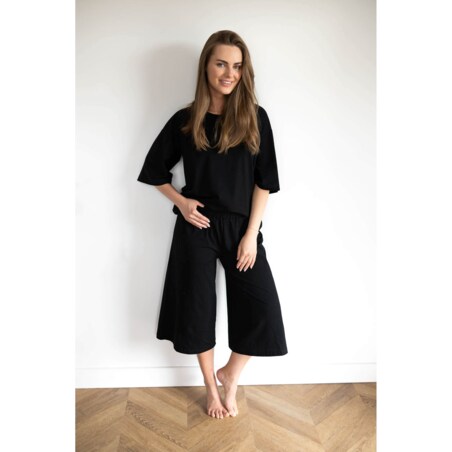 Piżama długa day&night czarna M/L