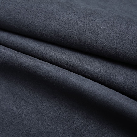 vidaXL Zasłony zaciemniające z metalowymi kółkami, 2 szt., antracytowe