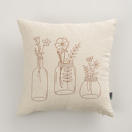 Poszewka na poduszkę Rustic Bloom 45x45 cm, 45x45