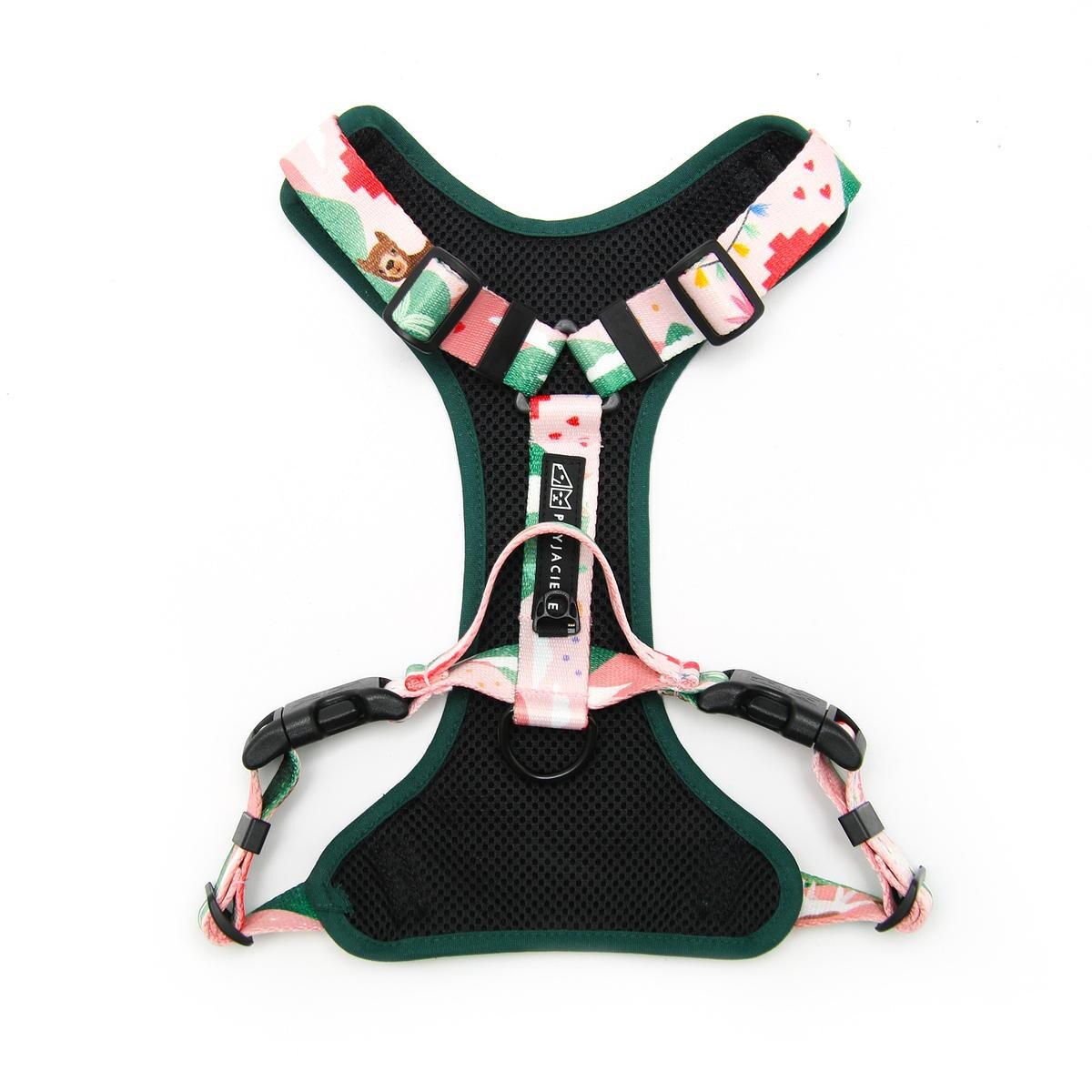 Szelki bezuciskowe dla psa lub kota "Więcej niż jedno zwierzę" - Szerokość taśmy: 15mm, Rozmiar: XXS