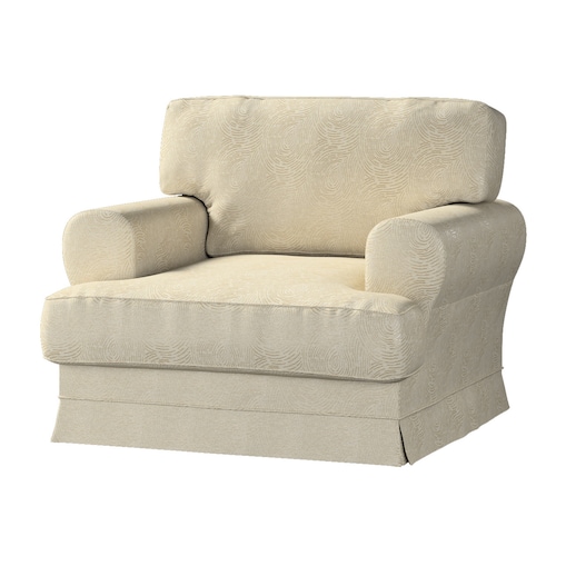 Pokrowiec na fotel Ekeskog, beżowo-złoty wzór, Fotel Ekeskog, Living II