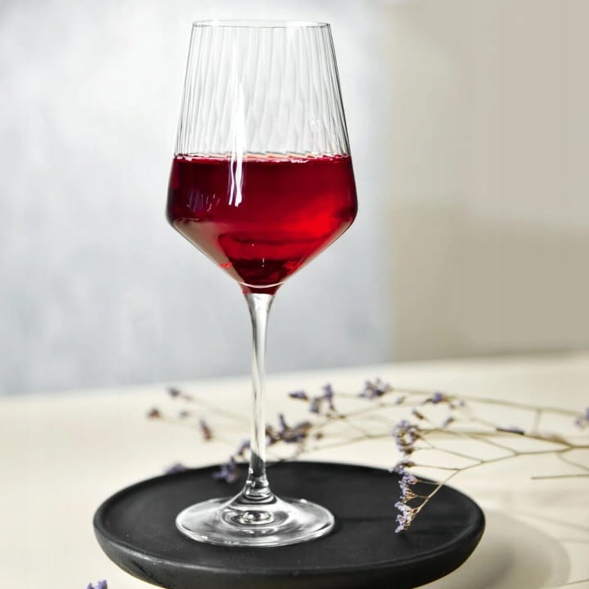 Zestaw Kieliszków do Wina Wody Krosno Avant-Garde Lumi 4 sztuki ze Wzorem