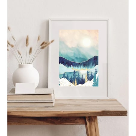 Poster Story, Plakat, Obraz - Abstrakcyjny Las w Górach No2, wymiary 50 x 70 cm