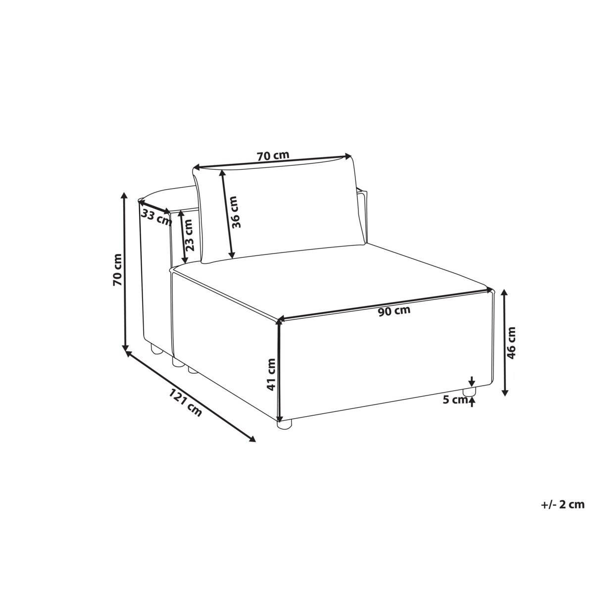 Moduł 1-osobowy BRANDE Jasnozielony