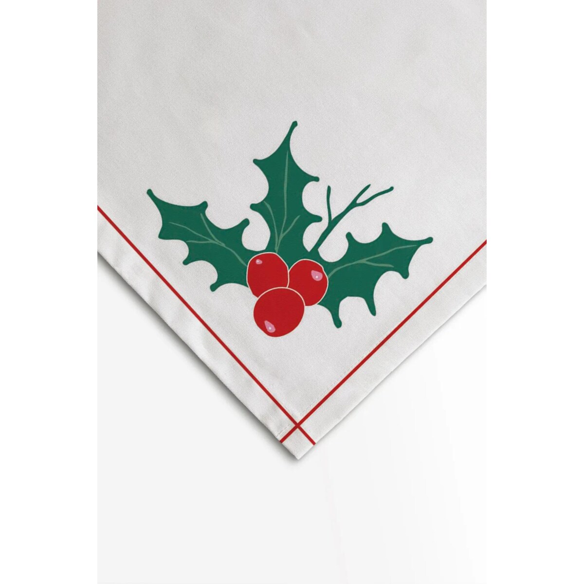 Obrus świąteczny - drzewko świąteczne ramka - 100x100