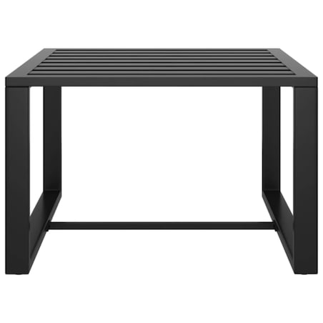 vidaXL 9-cz. zestaw mebli ogrodowych, poduszki, aluminium, antracyt