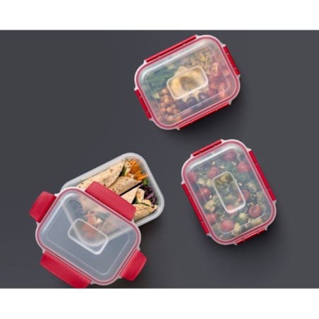 Zestaw 4 pojemników Red Nest Lock Joseph Joseph