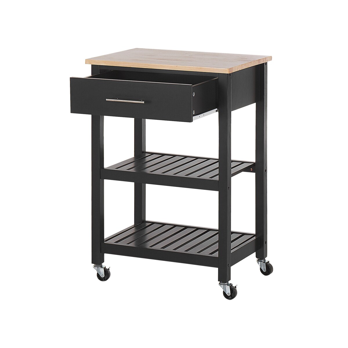 Wózek kuchenny HIUMA Drewno Czarny