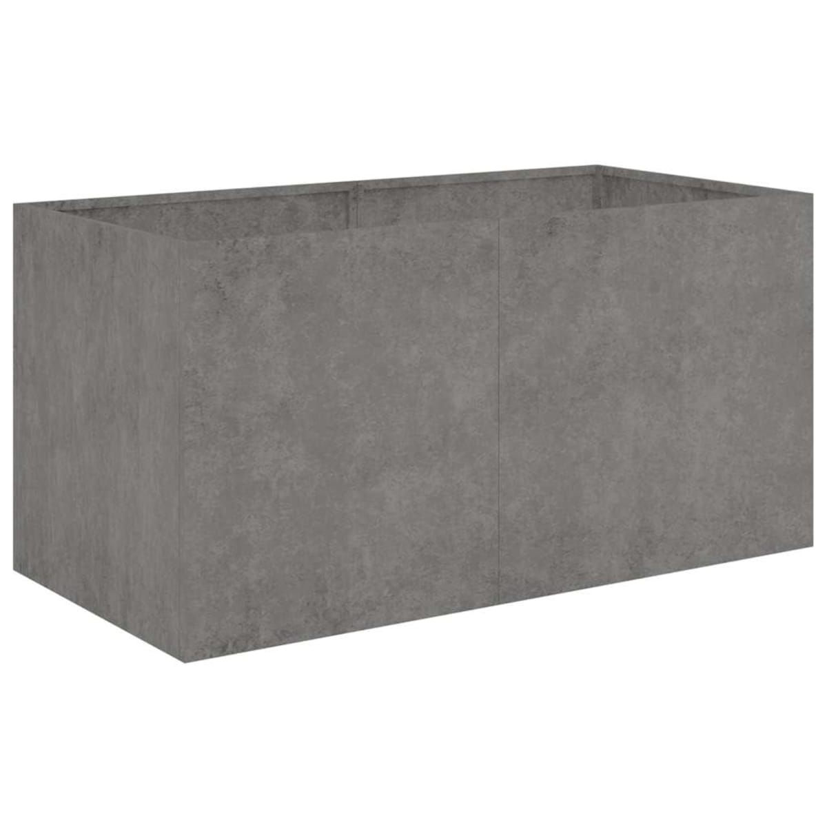 vidaXL Donica, 80x40x40 cm, stal kortenowska