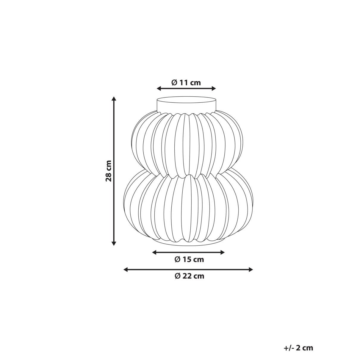 Kamionka Wazon na kwiaty 28 cm Czerwony WATERMOSS