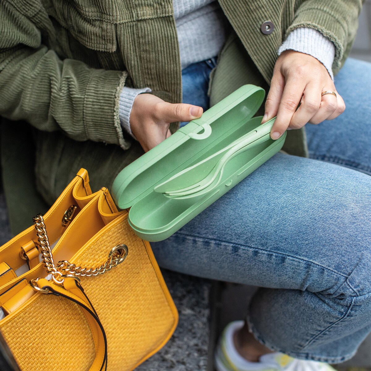 Etui na sztućce KLIKK, KOZIOL