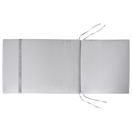 Zestaw 6 poduszek ogrodowych/oparciowych JAVA/AMANTEA PREMIUM 50 x 71 cm Jasnoszary