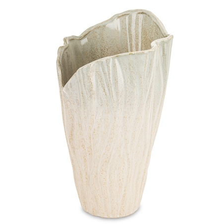 Wazon ceramiczny 33x19x19 cm VAZA-3 big beżowy