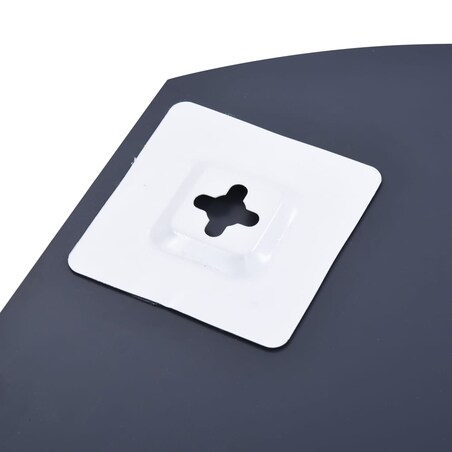 vidaXL Lustro ścienne z półką, 30x50 cm, hartowane szkło