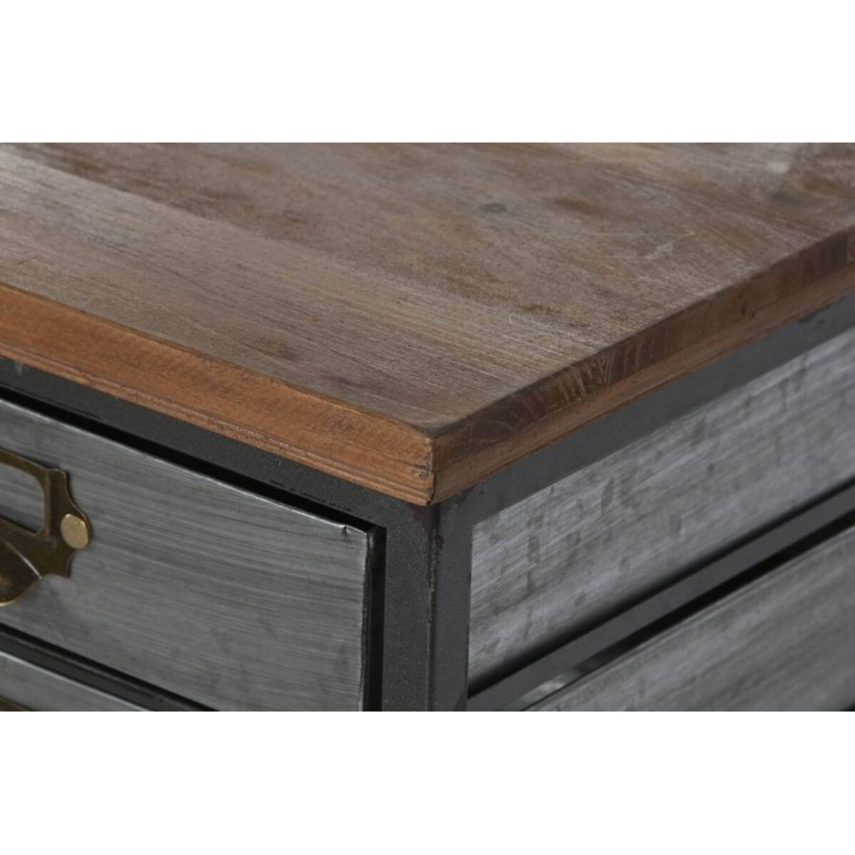 Komoda metalowa loftowa 16 szuflad 123 cm