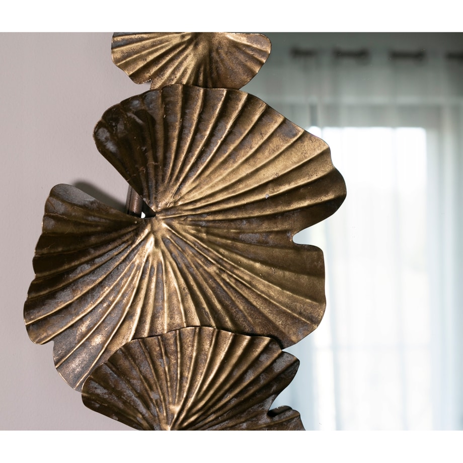 LUSTRO LIŚCIE metalowe śr. 86cm