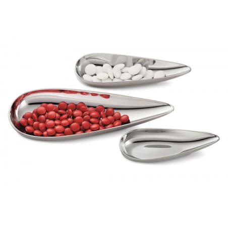 Zestaw 3 miseczek BLOB - stal nierdzewna polerowana