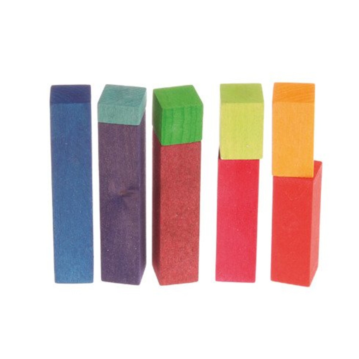 Układanka Schody dla dzieci - drewniane klocki kolorowe 4+ Grimm's