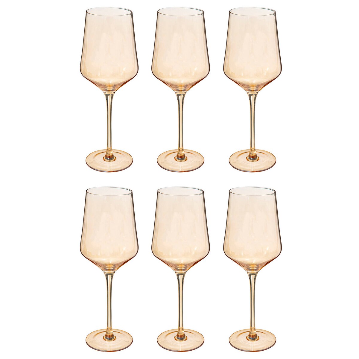 Kieliszki do wina czerwonego OLGA, 6 sztuk