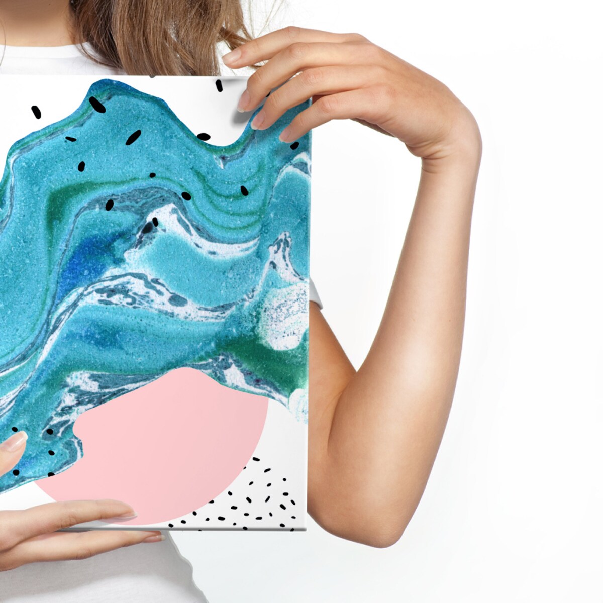 Obraz Abstrakcyjne Fale 120x80cm