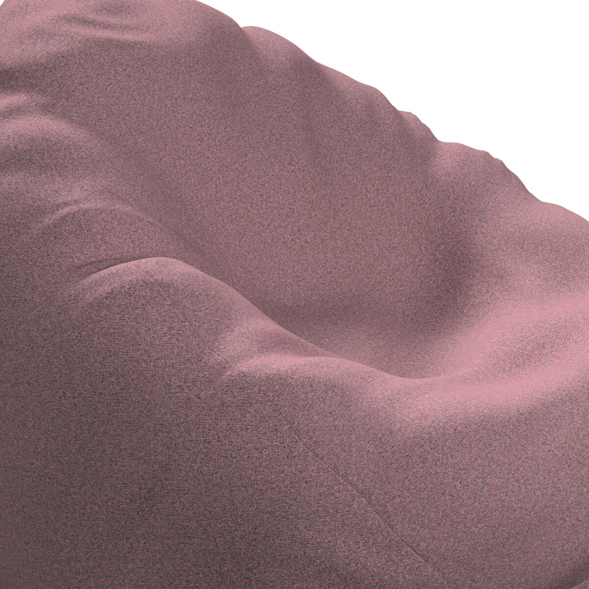 Worek do siedzenia, różowy z czarną nitką, Ø80 x 115 cm, Amsterdam