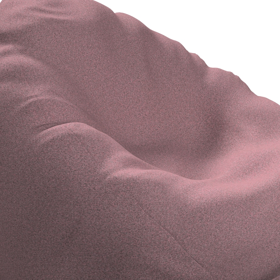 Worek do siedzenia, różowy z czarną nitką, Ø80 x 115 cm, Amsterdam