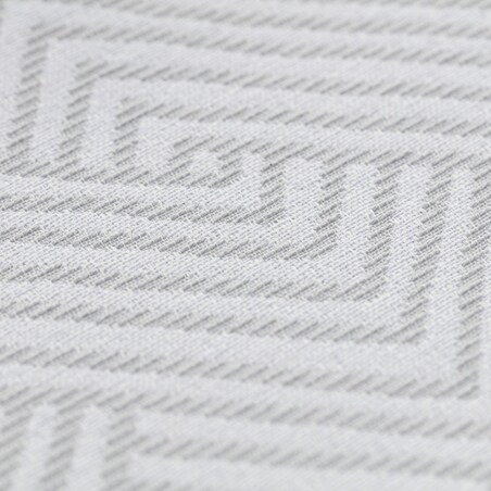 Pled narzuta 220x260cm 220x260 szaro-białe wzory geometryczne