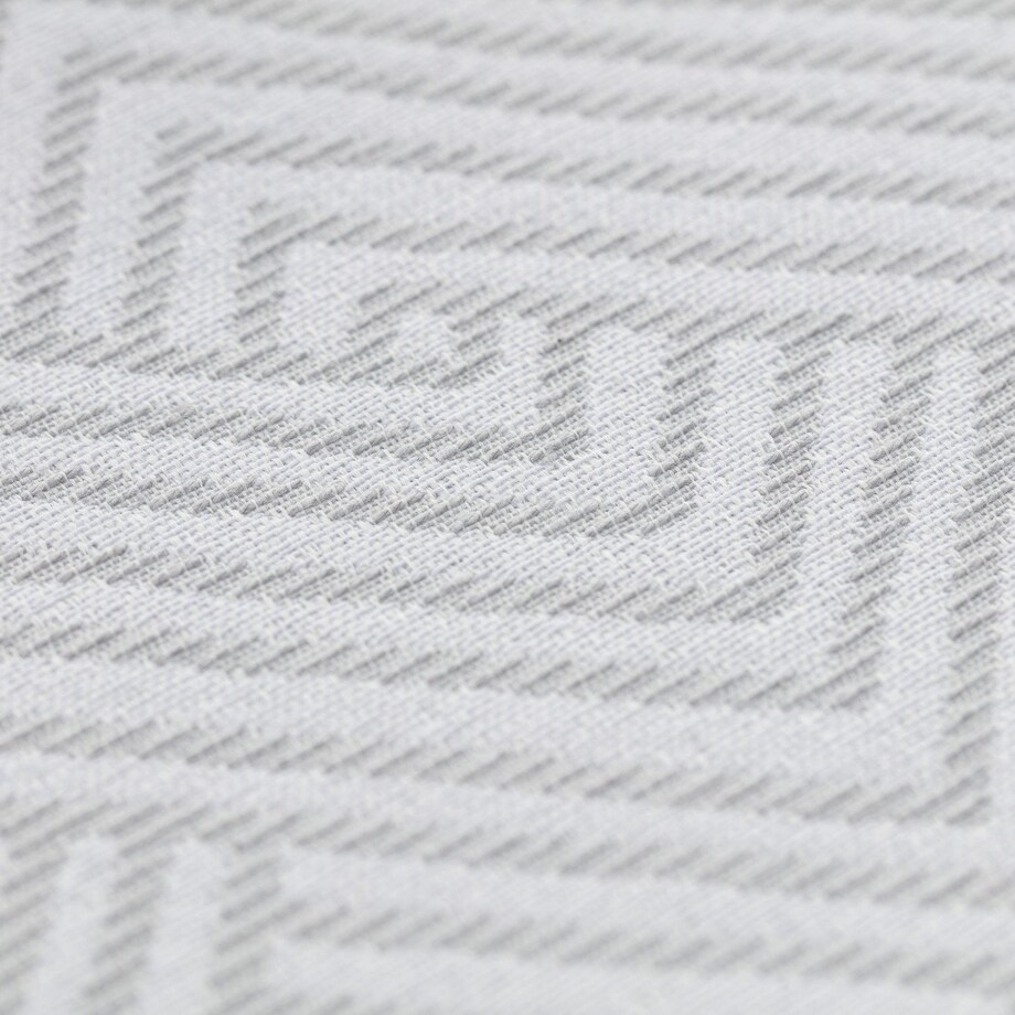 Pled narzuta 220x260cm 220x260 szaro-białe wzory geometryczne