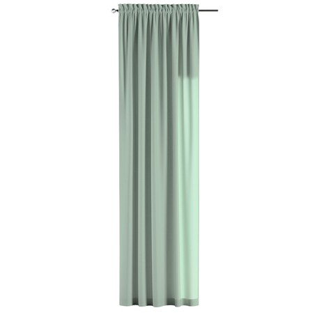 Zasłona na kanale z grzywką 1 szt. 130x245 zieleń eukaliptusa