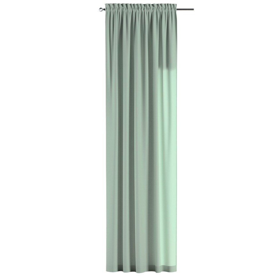 Zasłona na kanale z grzywką 1 szt. 130x245 zieleń eukaliptusa