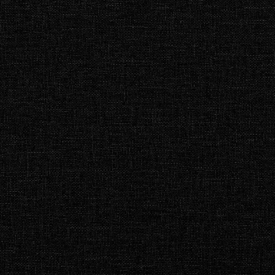 vidaXL Krzesła stołowe, 2 szt., czarne, obite tkaniną