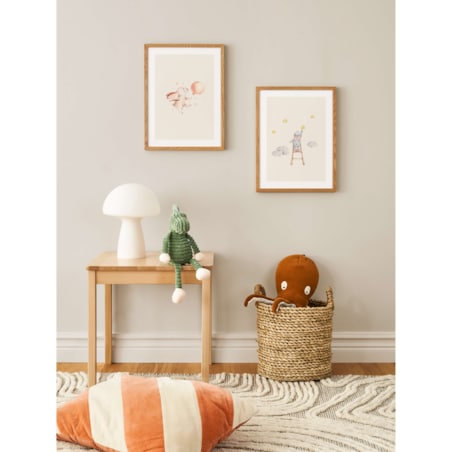 Poster Story, Plakat, Obraz - Króliczek Zbierający Gwiazdy, wymiary 50 x 70 cm