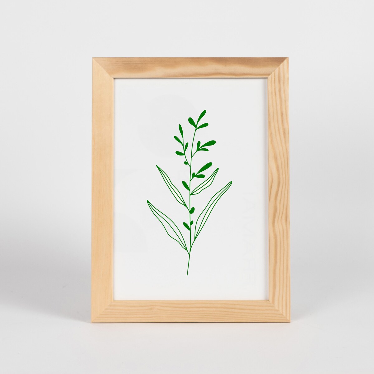 Ramka z drewna surowego na zdjęcia RAW 15x21 cm