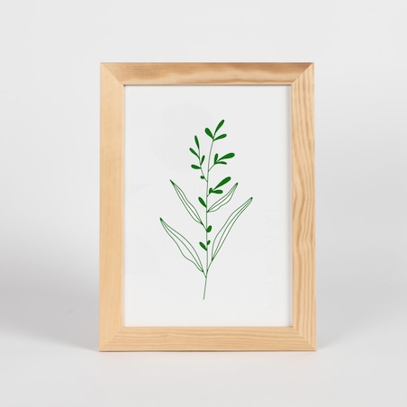 Ramka z drewna surowego na zdjęcia RAW 15x21 cm