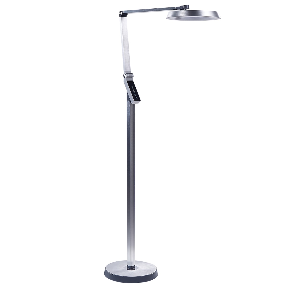 Lampa podłogowa LED CARINA Ze ściemniaczem Metal Srebrny