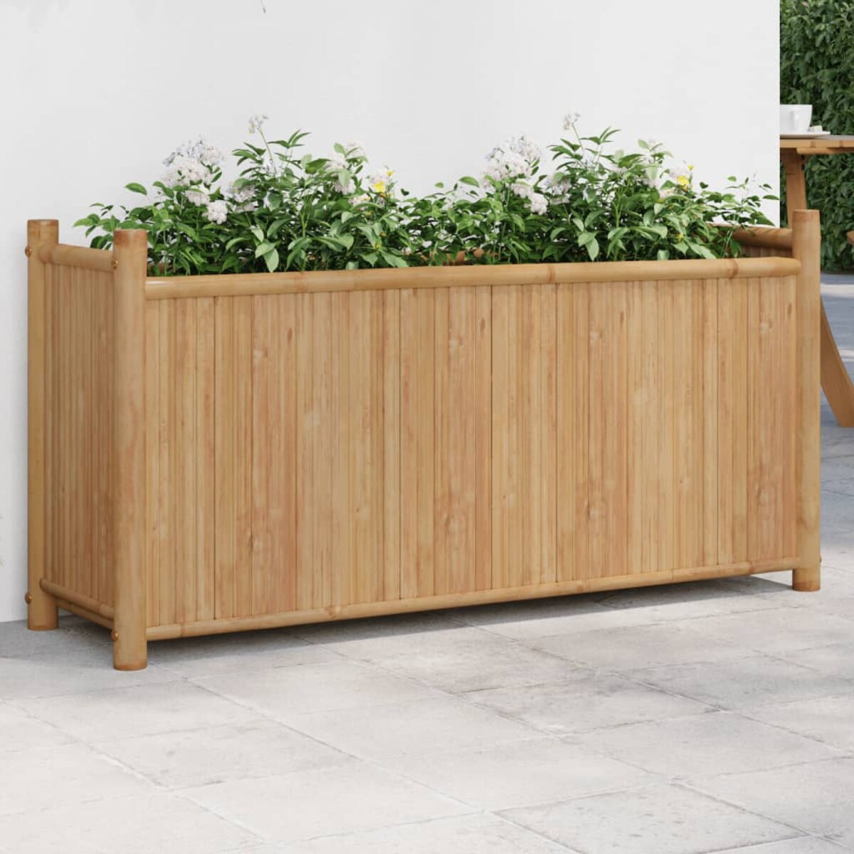 vidaXL Donica, 100x30x50 cm, bambusowa