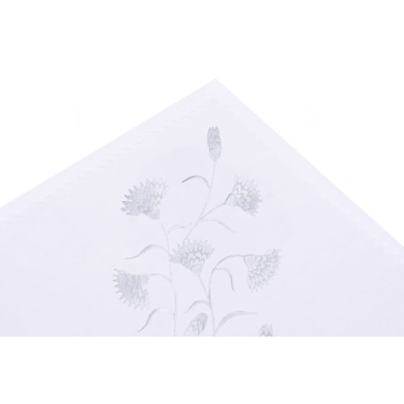 Konsimo ASTERI Bieżnik plamoodporny, biały