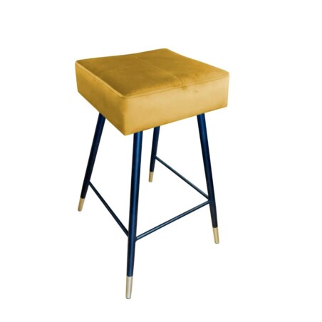 Hoker niski OLIMP VELVET GOLD musztardowy/curry