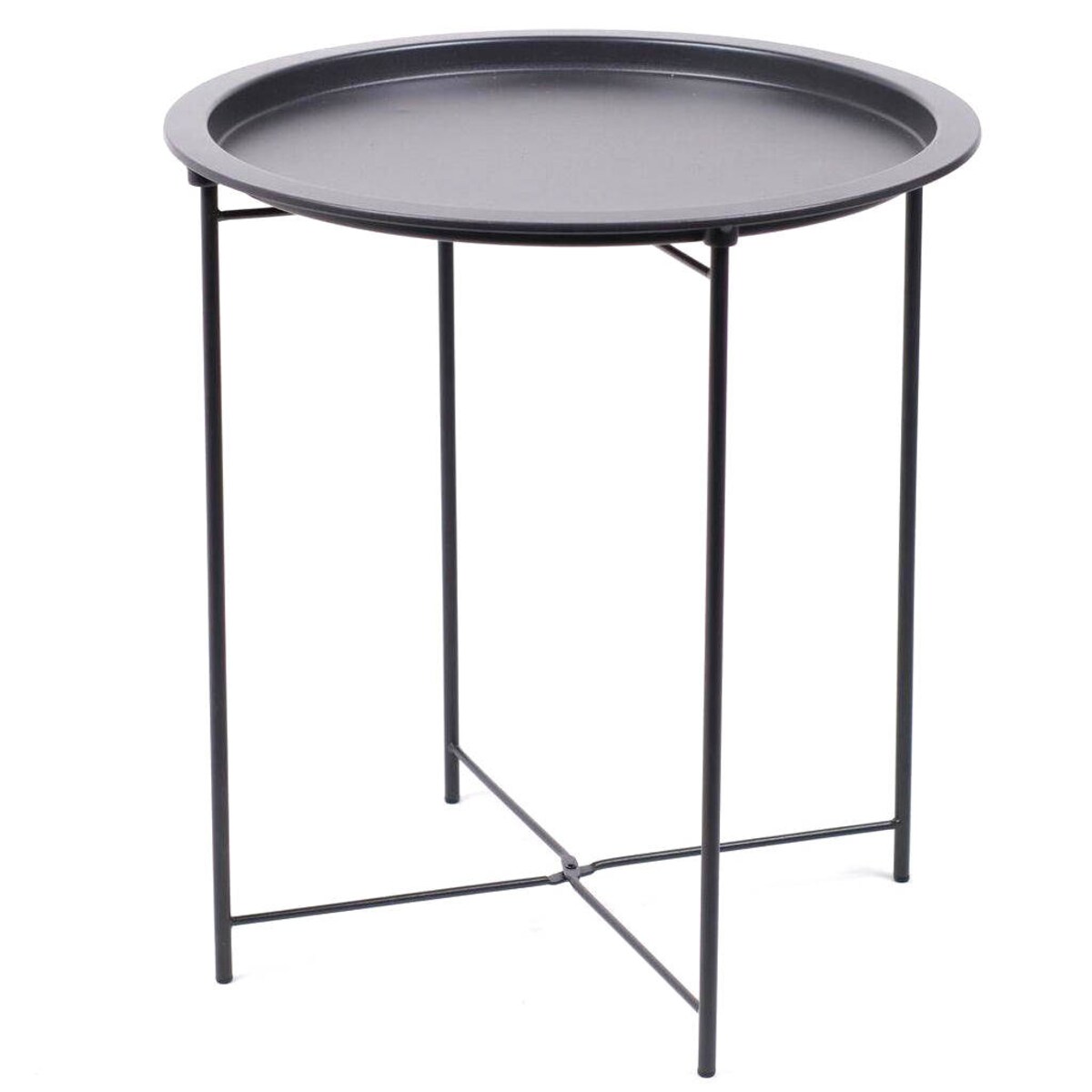 Mały stolik kawowy, okrągły blat, Ø 47 cm