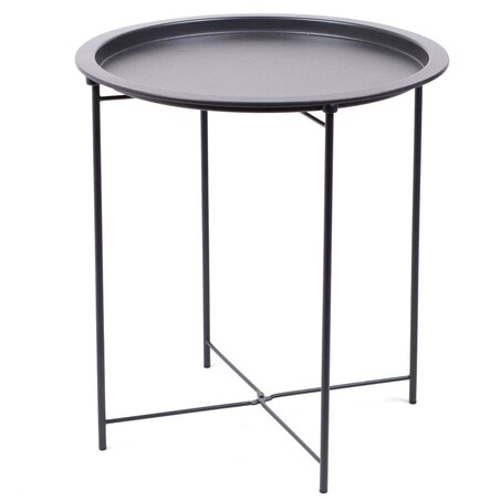 Mały stolik kawowy, okrągły blat, Ø 47 cm