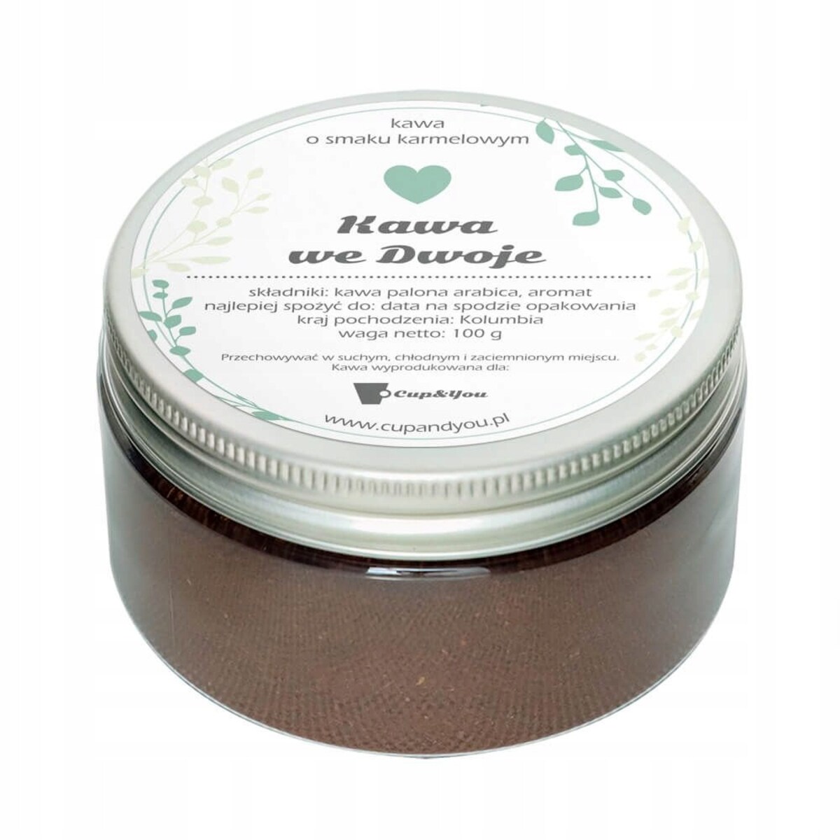 Zestaw prezentowy Box Ślubny z kawą i herbatą dla Męża i Żony z akcesoriami