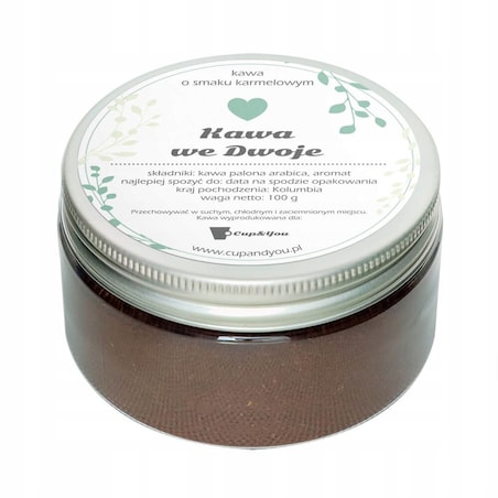 Zestaw prezentowy Box Ślubny z kawą i herbatą dla Męża i Żony z akcesoriami